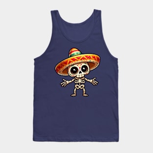 Cute Mexican Skeleton Tank Top